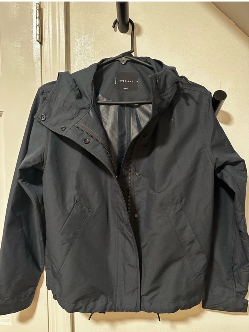 Everlane Navy Hooded Jacket